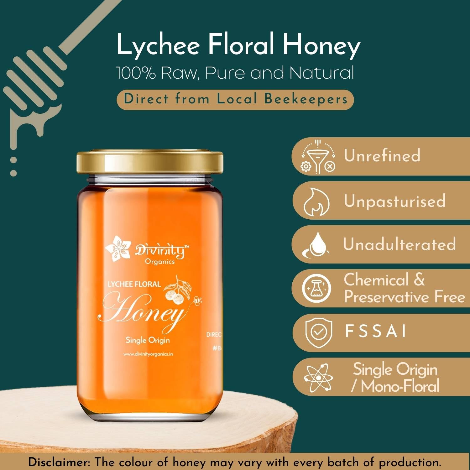 Divinity Organics Lychee Floral Honey Purity