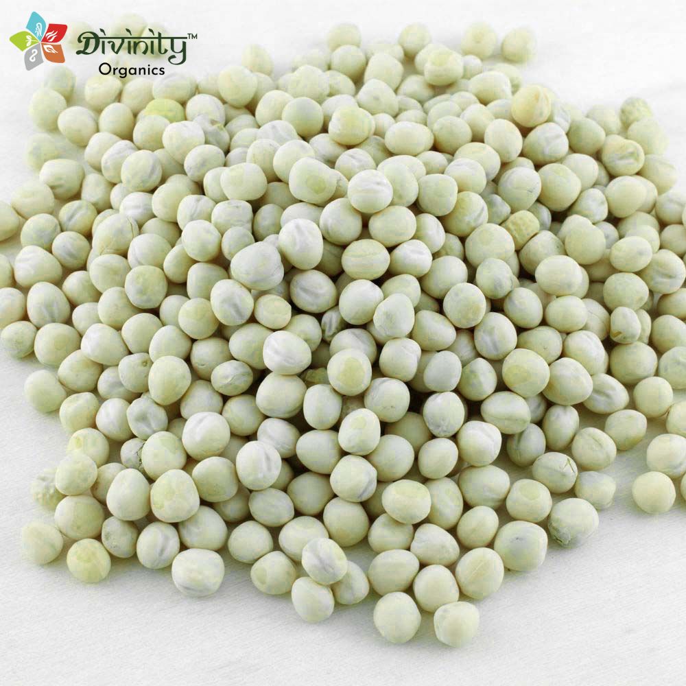 Divinity Organics -  Organic Green Peas 500g -Probably the most versatile of all foods, green peas can be paired with many vegetables. It is super healthy food and also contains a fair share of nutrients and antioxidants. While there are other types of peas available, the green ones are most commonly consumed. They're low in calories, filling and an excellent source of proteins. They also aid digestion and can help in preventing many diseases, including some forms of cancer.