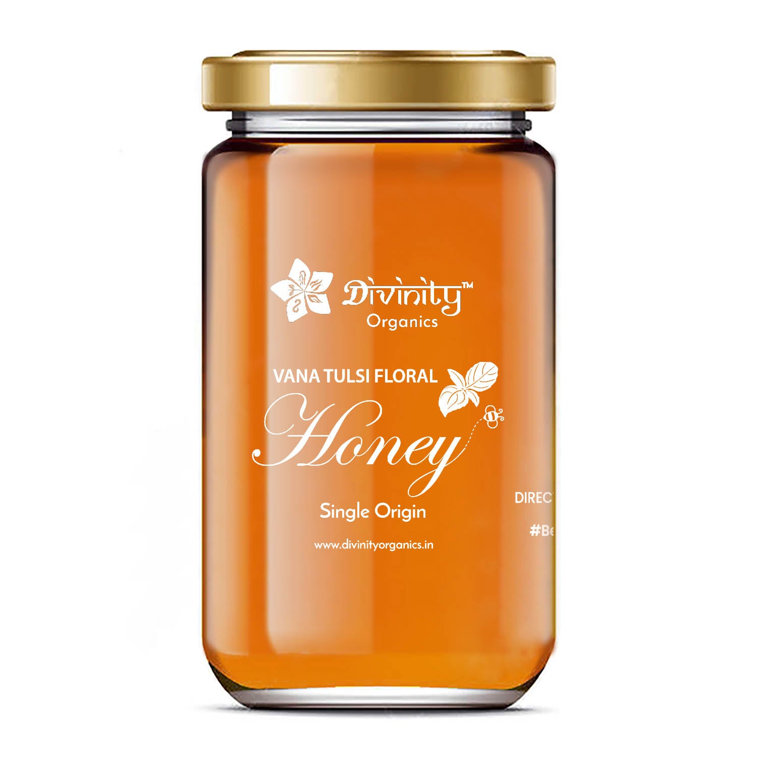 Divinity Organics - Vana Tulsi Honey: A magical elixir, honey made from the medicinal flower, vana tulsi that detoxifies and revitalizes your skin and body. It is one of the most ancient herbs and is known to have healing properties. It is especially known to cure cough, cold, and certain respiratory disorders. Adding this product to your diet will give you renewed energy, ease your stress, and will let you relax. This product is often known to help customers manage anxiety.